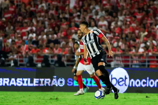  No Rei Pelé, CRB arranca empate com o líder Santos, pela Série B: 1 a 1 