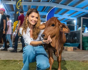 Marina Candia, primeira-dama de Maceió, prestigia abertura da 74ª Expoagro
