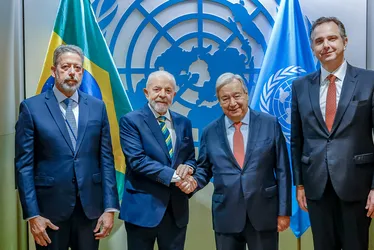 
			
				Arthur Lira acompanha Lula na abertura da Assembleia Geral da ONU em Nova Iorque
			
			
