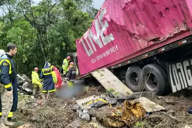 
			
				Atletas de remo morrem em acidente com caminhão na estrada do Paraná
			
			