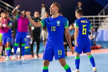 
			
				Brasil domina Croácia e aplica mais uma goleada na Copa do Mundo de Futsal
			
			