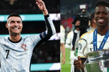 
				Cristiano Ronaldo “ignora” Vinicius Jr. e aponta próximo Bola de Ouro
			
			