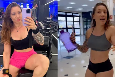 
			
				Influencer expulsa de academia é recebida em outra onde ‘todas as roupas são permitidas’; veja fotos
			
			