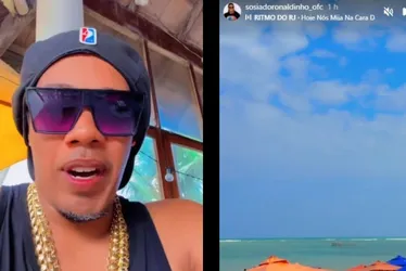 
				Sósia de Ronaldinho Gaúcho faz a festa de turistas na orla de Maceió
			
			