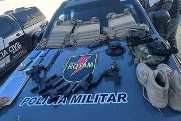 
			
				Veja materiais apreendidos com falsos policiais em tentativa de roubo
			
			