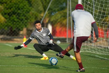 
			
				"Temos que encarar esta partida como uma final", diz Matheus Albino sobre jogo com Guarani
			
			