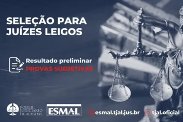 
			
				Veja o resultado preliminar das provas subjetivas do concurso para juiz leigo
			
			