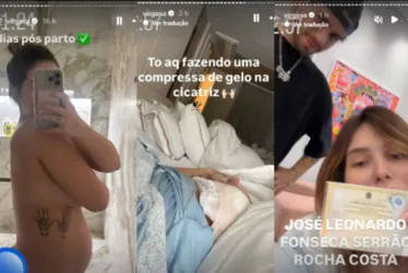 
			
				Virginia Fonseca mostra o corpo após o nascimento do 3º filho
			
			
