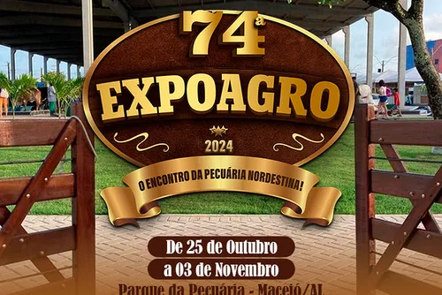 
				Expoagro Alagoas: confira a programação do fim de semana no Parque da Pecuária
			
			