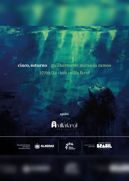 
				'Cinco Soturno': autor alagoano Guilherme de Miranda Ramos publica novo livro de crônicas
			
			