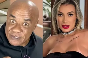 
			
				Andressa Urach se irrita com Kid Bengala e faz acusação: 'Não sobe'
			
			