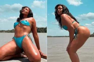 
			
				Gaby Amarantos relaxa de biquíni após perder 25 kg, e web reage
			
			