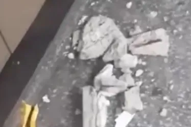 
				Pedaço de concreto cai de teto e deixa passageira ferida no Metrô
			
			
