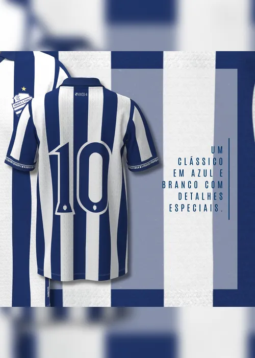 
			
				Veja a nova camisa do CSA para a temporada 2025
			
			