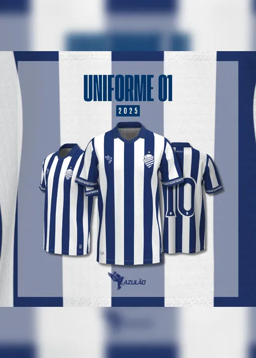 
			
				Veja a nova camisa do CSA para a temporada 2025
			
			