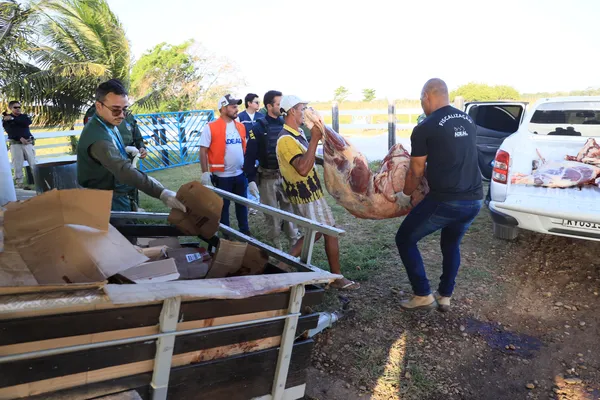 
				
					FPI flagra abate clandestino e recolhe carnes em condições impróprias para consumo
				
				