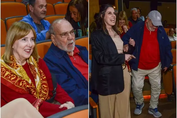 
				
					Lima Duarte faz rara aparição com a filha e a neta ao ser homenageado
				
				