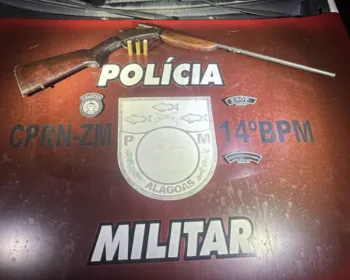 Suspeito armado é flagrado no território indígena Wassu Cocal, em Joaquim Gomes