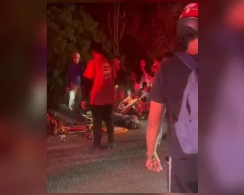 Uma pessoa fica ferida em acidente entre moto e carro em Maravilha