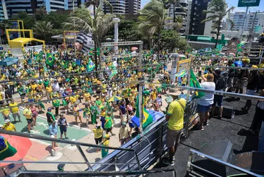 
			
				Manifestantes se reúnem em Maceió e pedem anistia para condenados do 8 de janeiro
			
			