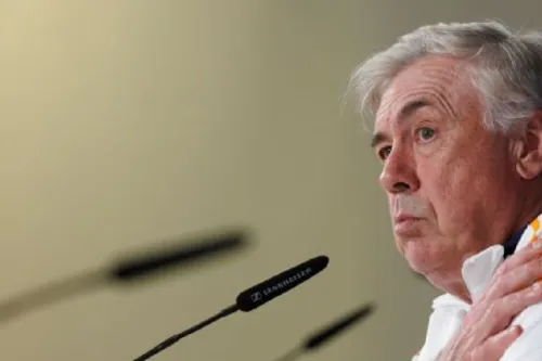 
				Ancelotti se surpreende com declaração de Guardiola sobre Real Madrid x City
			
			