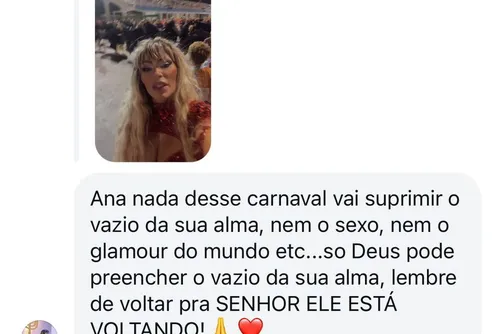 
				Ex-pastora desfila em escola de samba com enredo sobre orixás e é atacada na web
			
			