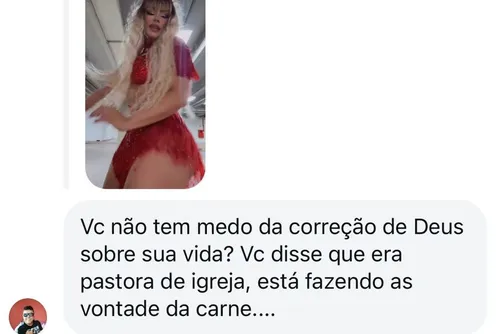 
				Ex-pastora desfila em escola de samba com enredo sobre orixás e é atacada na web
			
			