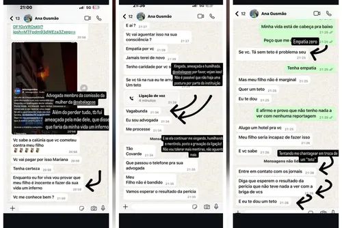 
				Mulher que teve apartamento incendiado na Ponta Verde expõe conversas com ex-namorado; leia relatos
			
			