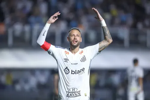 
				Neymar marca de pênalti na vitória contra o Água Santa na Vila
			
			