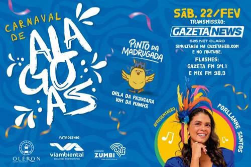 
				TV Gazeta e Central Gazeta de Notícias farão a maior cobertura do Carnaval de AL
			
			