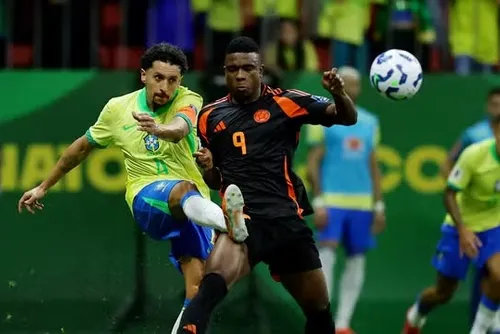 
				Vini Jr. decide no fim, Brasil vence Colômbia pelas Eliminatórias e dá respiro a Dorival
			
			