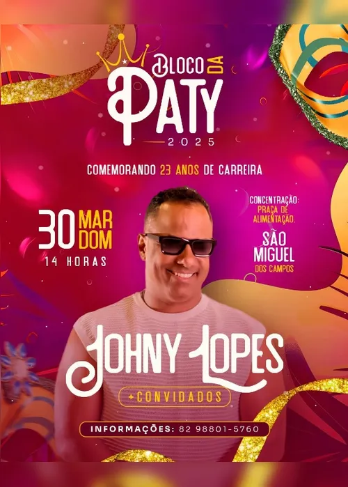 
				Paty Maionese celebra 23 anos de carreira com bloco em São Miguel dos Campos
			
			