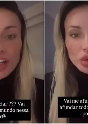 Andressa Urach ameaça sócio caloteiro: 'Me deve quase um milhão'