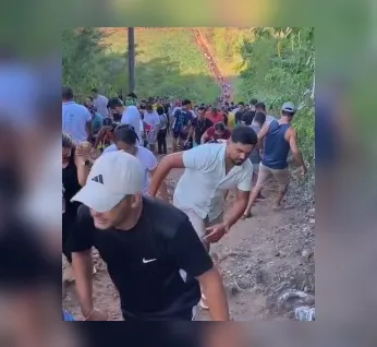 Fiéis participam de peregrinação até o Morro Santo da Massaranduba em Arapiraca