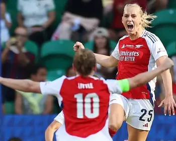Arsenal vence Barcelona e conquista Champions League feminina pela segunda vez