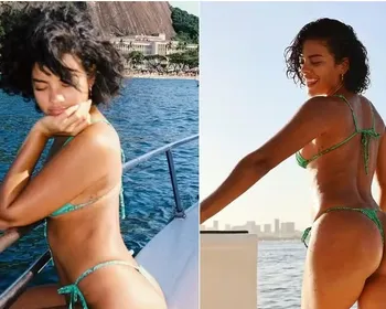 Bella Campos posta fotos de biquíni e faz confissão