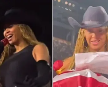 Beyoncé faz chá revelação de casal de fãs durante show