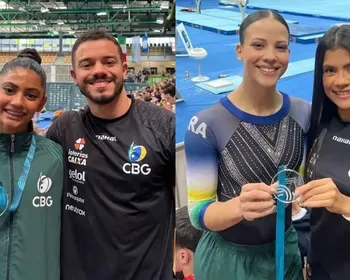 Copa do Mundo de Ginástica tem Brasil em dose dupla no pódio