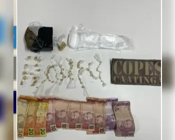 Copes Caatinga apreende drogas e arma artesanal no Sertão de Alagoas