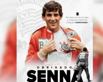 Corinthians homenageia Ayrton Senna, torcedor ilustre do clube