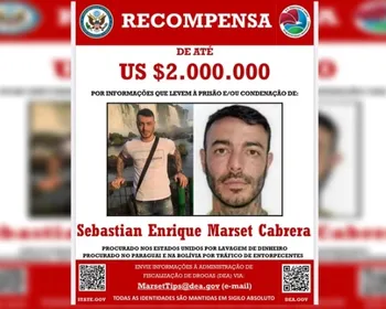 EUA oferecem recompensa de R$ 10 milhões por narco que pode estar no Brasil