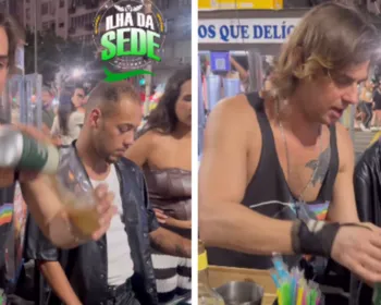 Ex-galã de “Malhação”, Daniel Erthal vende bebidas em show de Lady Gaga