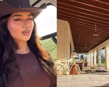 Franciny Ehlke curte feriado na fazenda de 600 mil m² que tem com marido bilionário