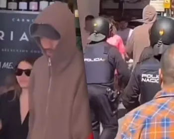 Gerard Piqué e Clara Chía causam tumulto em saída de restaurante