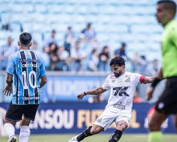 Grêmio vence o Santos, e Peixe segue na vice-lanterna do Brasileirão