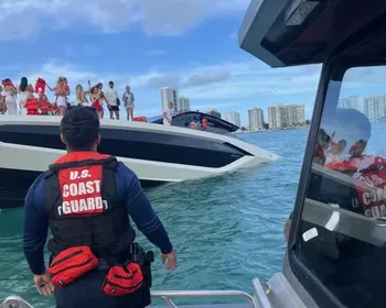 Mais de 30 pessoas são resgatadas após naufrágio de iate em Miami
