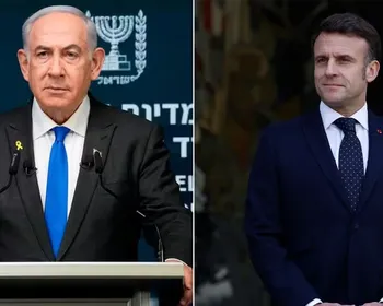 Netanyahu acusa Macron de apoiar o grupo terrorista Hamas