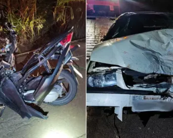 Policial militar morre após ter moto atingida por motorista bêbado