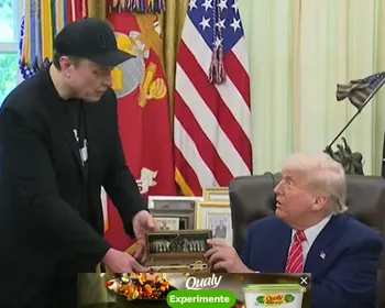 Saiba o que significa chave dada por Trump a Elon Musk em despedida