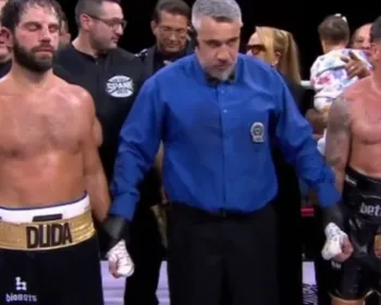 Veja foto do Duda Nagle após derrota no boxe para Popó